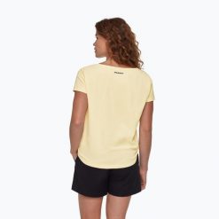 Koszulka damska Mammut Seon Playground. Brązowe bluzki damskie Mammut, bez wzorów, sportowe, bez kołnierzyka, bez ramiączek. Za 179.99 zł.