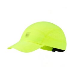 Czapka z daszkiem BUFF SPEED CAP SOLID. Niebieskie czapki damskie Buff, bez wzorów, z materiału. Za 120.13 zł.