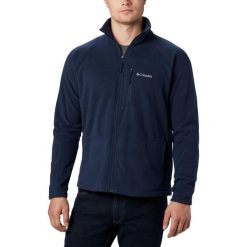 Polarowy sweter męski Columbia Fast Trek II Full Zip Fleece. Niebieskie swetry męskie Columbia, m, bez wzorów, z polaru, sportowe, bez kołnierzyka, bez ramiączek. Za 151.99 zł.