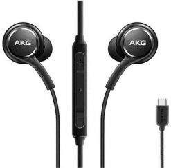 Słuchawki dokanałowe Samsung AKG przewodowe USB-C, czarne. Czarne słuchawki dokanałowe SAMSUNG. Za 89.25 zł.