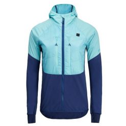 Bluza damska z kapturem Silvini Asprino. Niebieskie bluzy damskie Silvini, s, bez wzorów, z elastanu, eleganckie, bez ramiączek, z kapturem. Za 559.99 zł.