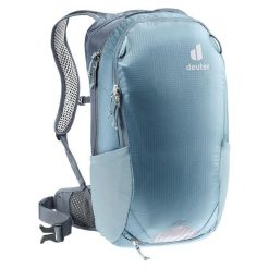 Plecak na rower Deuter Race Air 14+3 - atlantic/ink. Niebieskie plecaki męskie Deuter, bez wzorów, z materiału, sportowe. Za 439.99 zł.