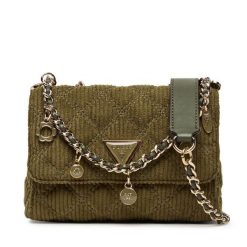 Torebka Guess. Zielone torebki do ręki damskie Guess, z aplikacjami, bez dodatków. Za 379.99 zł.