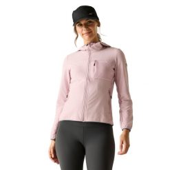 Damska Bluza Polarowa Kemilia. Czerwone bluzy damskie Regatta, na zimę, l, bez wzorów, z elastanu, bez ramiączek, z kapturem. Za 225.99 zł.