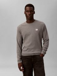 Calvin Klein Jeans koszula z długim rękawem Mężczyźni szary, XL. Szare koszule męskie Calvin Klein Jeans, m, z aplikacjami, z jeansu, eleganckie, bez kołnierzyka, bez ramiączek. Za 179.95 zł.