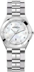 Zegarek Adriatica Zegarek damski Herbelin 14245/B59 CYRKONIE srebrny. Szare zegarki damskie Adriatica, srebrne. Za 2,860.00 zł.