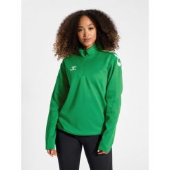 Bluza do piłki ręcznej dla dorosłych Hummel hml CORE XK. Czerwone bluzy damskie Hummel, m, bez wzorów, z dresówki, eleganckie, bez ramiączek, bez kaptura. Za 161.00 zł.