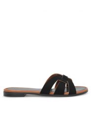 Lasocki Klapki ARENA RST-ARENA-47 Czarny. Czarne klapki damskie Lasocki, bez wzorów, ze skóry, bez obcasa, bez zapięcia. Za 119.99 zł.