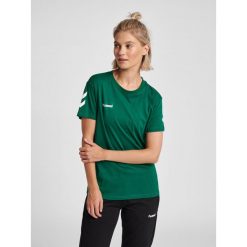Koszulka sportowa z krótkim rękawem damska Hummel hmlGO cotton. Białe koszulki sportowe damskie Hummel, xs, bez wzorów, bez ramiączek, do piłki nożnej. Za 59.00 zł.