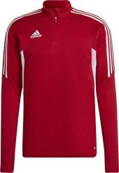 Adidas Bluza męska adidas Condivo 22 Training Top czerwona HB0007 XL. Czerwone bluzy męskie Adidas, m, bez wzorów, bez ramiączek, bez kaptura. Za 175.99 zł.