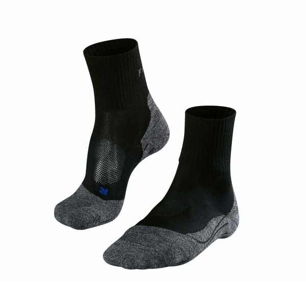 Skarpetki Falke TK2 Short Cool. Czarne skarpety męskie Falke, bez wzorów, z elastanu. Za 146.50 zł.
