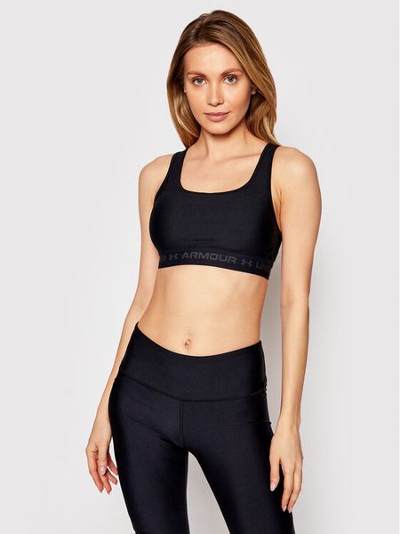 Under Armour Biustonosz sportowy Crossback 1361034 Czarny. Czarne bielizna sportowa damska Under Armour, s, bez wzorów, z syntetyku. Za 139.99 zł.