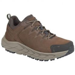 Buty trekkingowe męskie Karrimor Goshawk Low. Brązowe buty zimowe męskie Karrimor, bez wzorów, ze skóry, bez obcasa, bez zapięcia. Za 403.99 zł.
