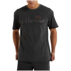 Koszulka sportowa męska Ellesse Miater. Czarne koszulki sportowe męskie Ellesse, l, bez wzorów, z bawełny, bez ramiączek. Za 142.00 zł.