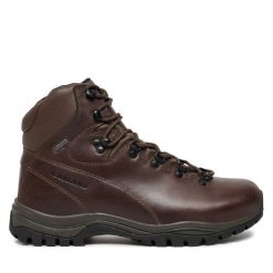 Trekkingi Kayland. Brązowe botki męskie Kayland, bez wzorów, z gore-texu, sportowe, bez obcasa, bez zapięcia. Za 669.99 zł.