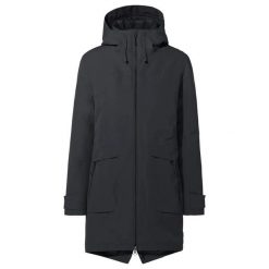 Płaszcz damski VAUDE Skomer Winter III. Czarne płaszcze damskie Vaude, na zimę, m, bez wzorów, z materiału, biznesowe, bez kołnierzyka, bez kaptura. Za 1,163.75 zł.