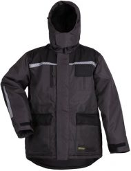 Kurtka męska Apple JACKET LONG ARCTIC GREY/BLACK WJ-8924 XL. Czarne kurtki męskie Apple, m, bez wzorów, bez kaptura. Za 193.97 zł.