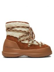 Moon Boot Śniegowce Luna Boot Shearling 80D2480020 Brązowy. Brązowe śniegowce damskie Moon Boot, ze skóry, bez zapięcia. Za 1,349.00 zł.