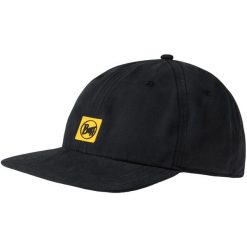 Czapka z daszkiem BUFF PACK BASEBALL CAP LOGO. Czarne czapki damskie Buff, bez wzorów, sportowe. Za 169.90 zł.