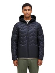 Kurtka Peak Performance męska Elevate Liner Hood czarna - M. Czarne kurtki sportowe męskie Peak Performance, m, bez wzorów, z materiału, bez kaptura, narciarskie. Za 897.40 zł.