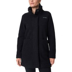 Płaszcz Polarowy Damski Columbia Panorama Long Jacket. Czarne płaszcze damskie Columbia, xs, bez wzorów, z polaru, sportowe, bez kołnierzyka, bez kaptura. Za 436.99 zł.