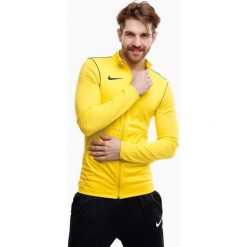 Bluza treningowa męska Nike Dry Park 20 TRK JKT K. Żółte bluzy sportowe męskie Nike, m, bez wzorów, bez kaptura. Za 116.00 zł.