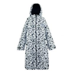 Duży Kwiatowy Szlafrok Unisex Dla Dorosłych. Białe szlafroki damskie Regatta, l, bez wzorów, z materiału, bez ramiączek, z kapturem. Za 316.99 zł.