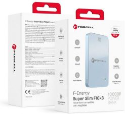 Powerbank ForCell F-Energy SuperSlim 10000 mAh MagSafe 15W niebieski. Niebieskie powerbanki ForCell. Za 100.00 zł.