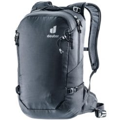 Plecak na narty Deuter Freecline 15 - black. Czarne plecaki męskie Deuter, bez wzorów, z materiału, sportowe. Za 434.49 zł.