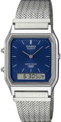 Zegarek Casio Vintage AQ-230EM-2A Zegarek unisex 39 mm (AQ-230EM-2ADF). Zegarki damskie Casio. Za 333.99 zł.