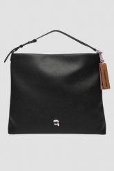 KARL LAGERFELD Czarna shopperka damska Ikon Pebble Hobo. Czarne shopperki damskie KARL LAGERFELD, bez wzorów, bez dodatków. W wyprzedaży za 570.99 zł.