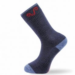 Skarpety trekkingowe Woolona z wełny Merino. Niebieskie skarpetki damskie WOOLONA, bez wzorów, z wełny. W wyprzedaży za 63.00 zł.