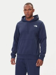The North Face Bluza Simple Dome NF0A89FC Granatowy Regular Fit. Niebieskie bluzy męskie The North Face, l, bez wzorów, z bawełny, bez ramiączek, bez kaptura. Za 239.99 zł.