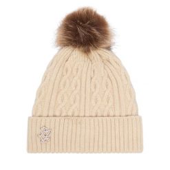 Czapka Liu Jo. Białe czapki damskie Liu Jo, na zimę, bez wzorów. Za 249.99 zł.