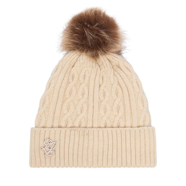 Czapka Liu Jo. Białe czapki damskie Liu Jo, na zimę, bez wzorów. Za 249.99 zł.