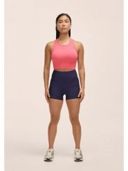 Legginsy Fitness Damskie Casall Wysoki Stan Hot Pant. Fioletowe legginsy damskie Casall, bez wzorów, z materiału. Za 179.00 zł.