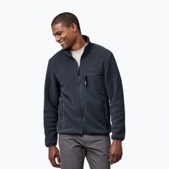 Bluza polarowa męska Patagonia Synch. Niebieskie bluzy sportowe męskie Patagonia, m, bez wzorów, z polaru, bez kaptura. Za 499.99 zł.