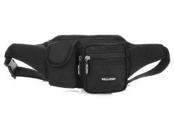 CZARNA SASZETKA MĘSKA NERKA BIODRÓWKA BELLUGIO M64. Czarne saszetki i nerki męskie bez wzorów, z tworzywa sztucznego. Za 23.99 zł.