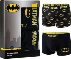 Soxo Zestaw 2x Bokserki męskie Batman idealny pomysł na prezent świąteczny XL. Bokserki męskie Soxo, bez wzorów. Za 66.89 zł.
