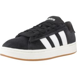 Buty ADIDAS GRAND COURT ALPHA Czarny. Czarne buty zimowe męskie Adidas, bez wzorów, z tkaniny, bez obcasa, bez zapięcia. Za 384.25 zł.