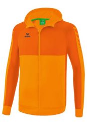 Kurtka treningowa z kapturem Erima Six Wings. Brązowe kurtki sportowe męskie Erima, m, bez wzorów, z bawełny, z kapturem, na fitness i siłownię. Za 252.50 zł.