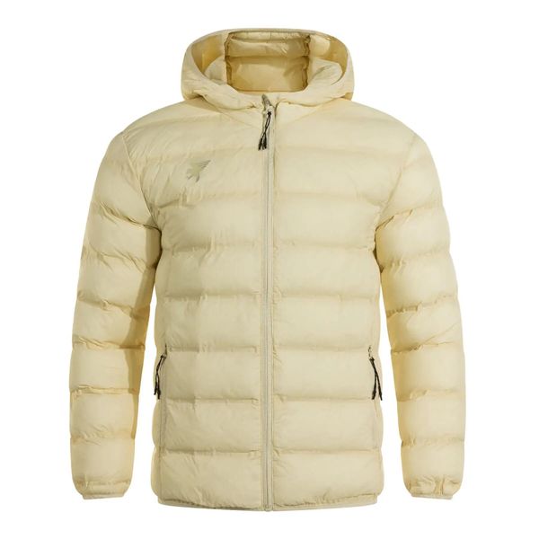 Kurtka z kapturem Joma Explorer. Brązowe kurtki męskie Joma, m, bez wzorów, z nylonu, klasyczne, z kapturem. Za 499.50 zł.