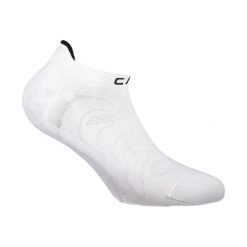 Skarpety sportowe CMP ULTRALIGHT ultralekkie oddychające bezuciskowe. Białe skarpetki damskie CMP, bez wzorów. Za 49.99 zł.