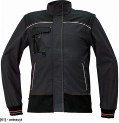 KNOXFIELD kurtka - męska kurtka robocza ze stójką - antracyt 64. Kurtki męskie CERVA, m, bez wzorów, bez kaptura. Za 242.45 zł.