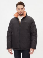 Calvin Klein Jeans Kurtka zimowa 90's J30J324438 Czarny Oversize. Czarne kurtki męskie Calvin Klein Jeans, na zimę, m, bez wzorów, z jeansu, bez kaptura. Za 599.99 zł.