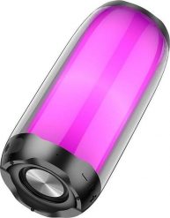 HOCO Głośnik Bluetooth HC8 Czarny Przenośny LED RGB 1800 mAh 10W. Czarne głośniki przenośne Hoco. Za 104.29 zł.