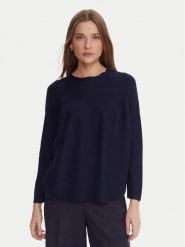 Kontatto Sweter 3M0811C Granatowy Regular Fit. Niebieskie swetry nierozpinane damskie Kontatto, m, bez wzorów, z syntetyku, bez kołnierzyka, bez ramiączek. Za 269.99 zł.