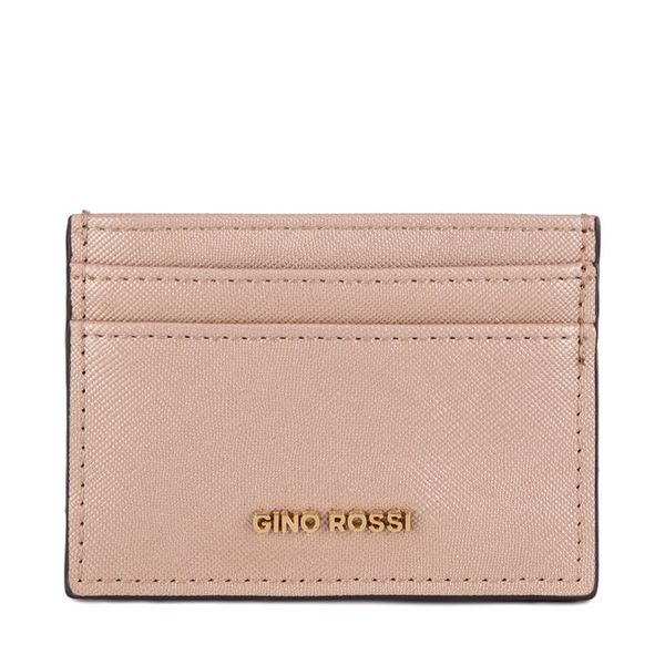 Etui na karty kredytowe GINO ROSSI. Czerwone portfele damskie Gino Rossi. Za 39.99 zł.