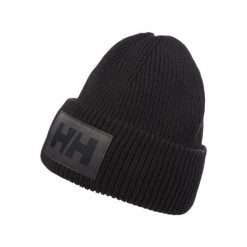 Czapka Helly Hansen box. Czarne czapki damskie Helly Hansen, bez wzorów, sportowe. Za 157.00 zł.