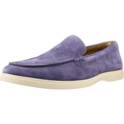 Buty CLARKS TORFORD EASY Niebieski. Niebieskie obuwie trekkingowe damskie Clarks, ze skóry, bez zapięcia. Za 244.99 zł.